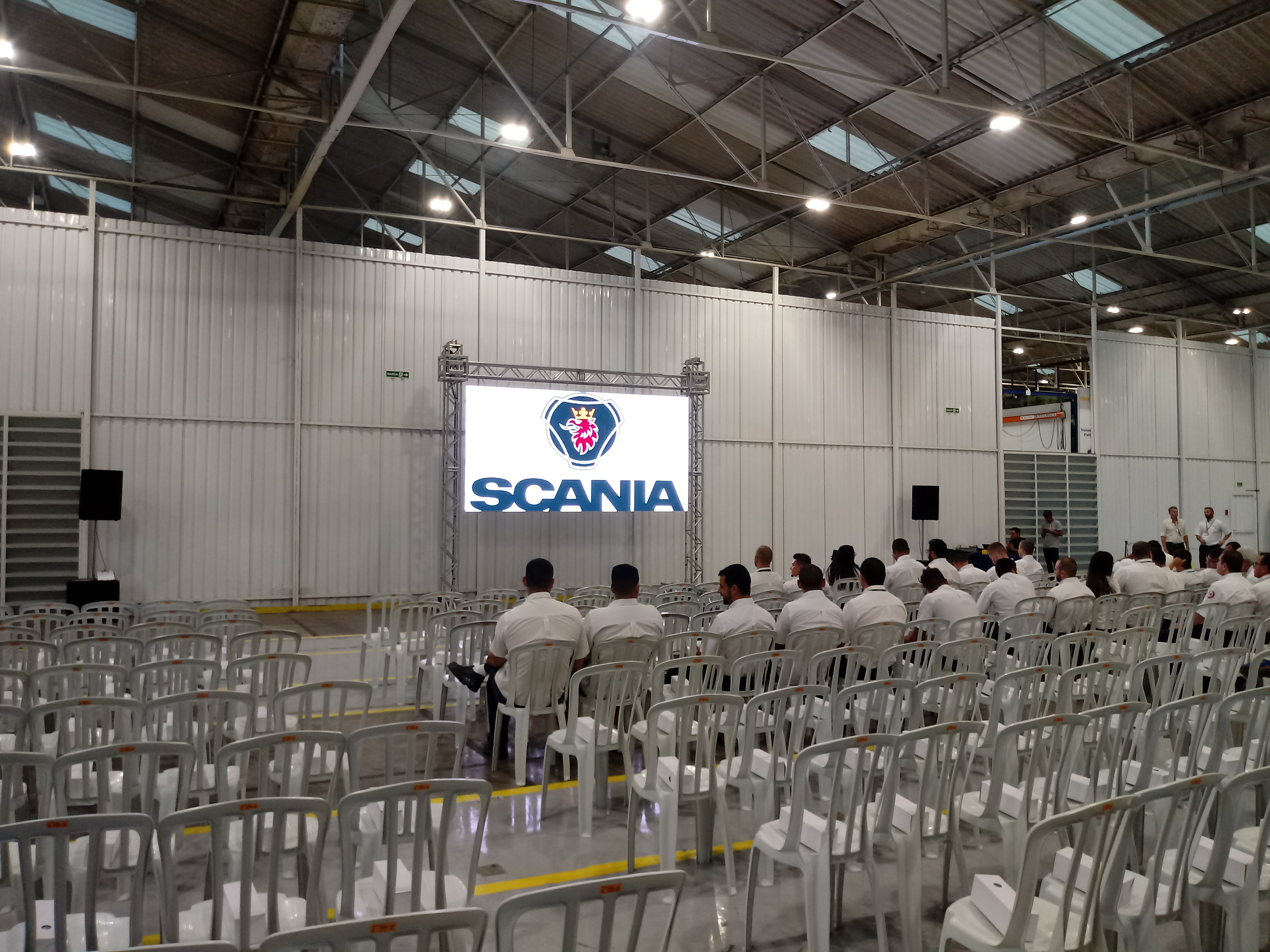 Placar LED para eventos empresariais